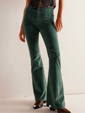 Free People Jayde High-Rise Flared Corduroy Pants